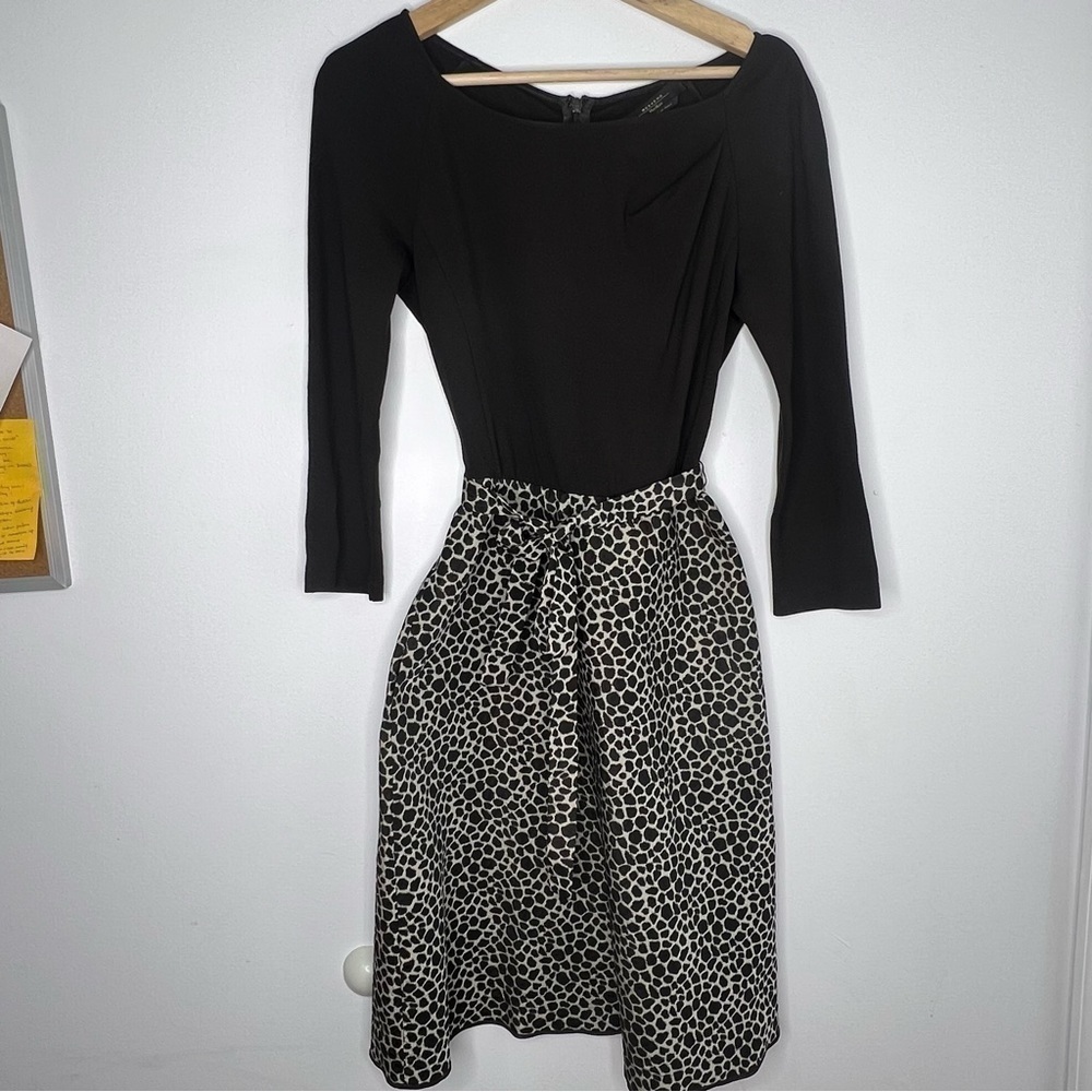 MaxMara flattering Brown and Beige Dress